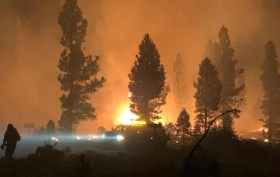 Wildfire in Oregon image